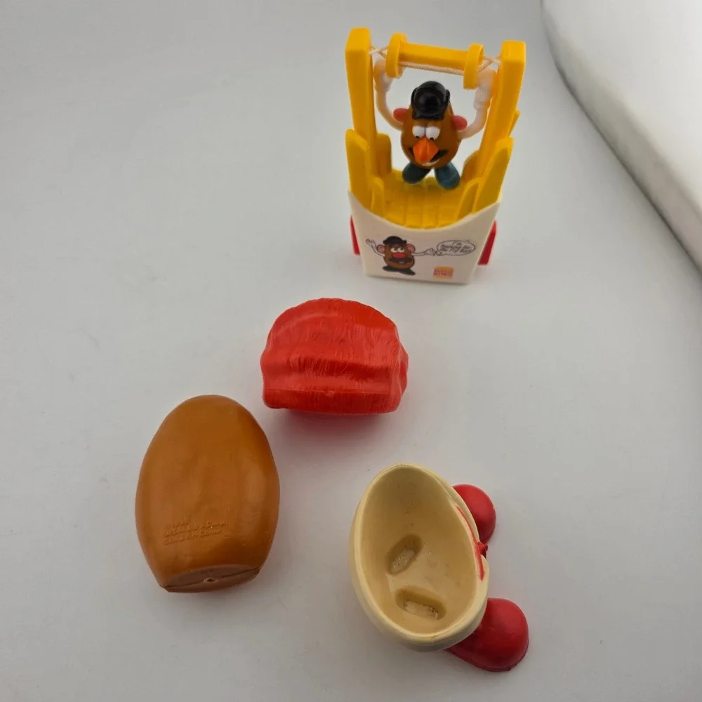 McDonalds Burger King Mr Potato Head Vintage Mixed Toy Lot 1998 1999  Nostalgia